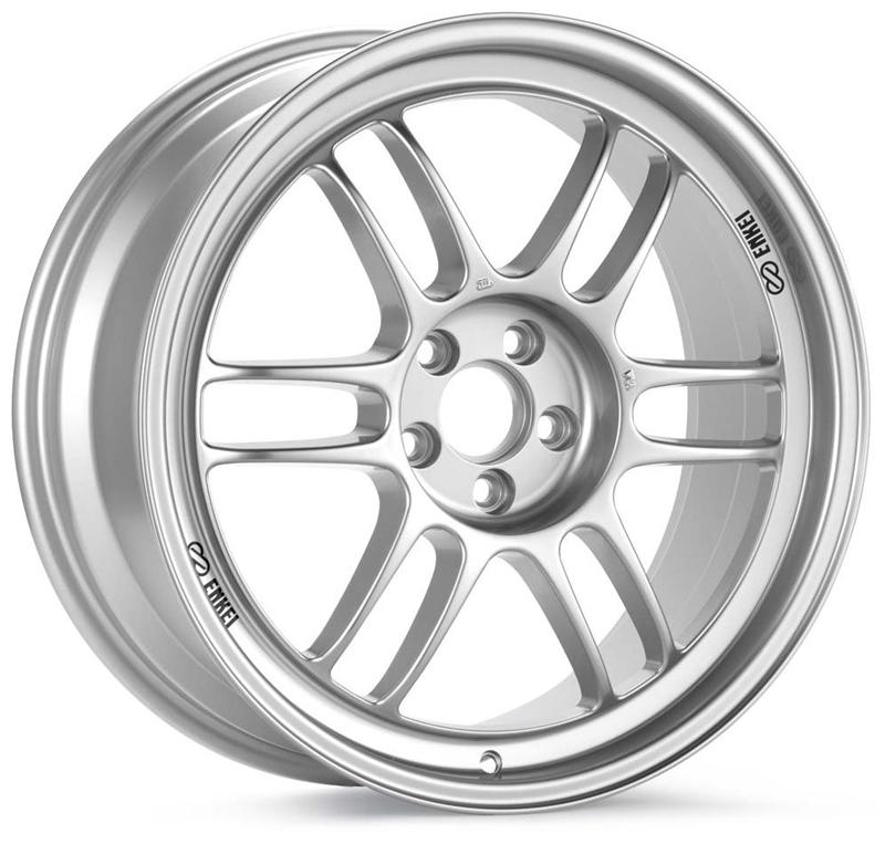 Enkei RPF1 18x7.5 5x100 48mm Offset 73mm Bore Silver Wheel *MIN ORDER QTY 40 / NO CANCEL* - 3798758048SP