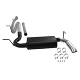 Flowmaster 07-15 Jeep Force II Cat-Back System 409S - Single Rear Exit - 817514