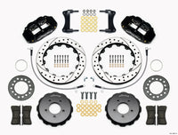 Wilwood Narrow Superlite 6R Front Hat Kit 12.88in Drilled 2005-Up Mazda Miata w/ Lines - 140-12907-D