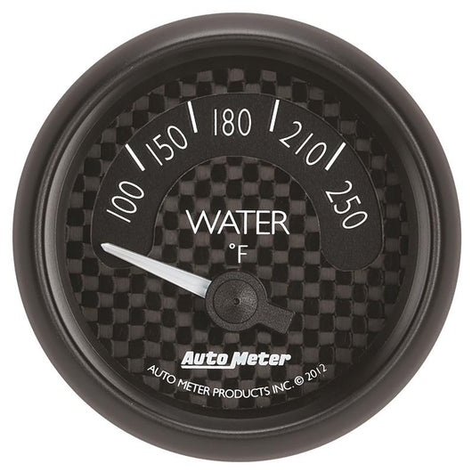Autometer GT Series 52mm Short Sweep Electronic 100-250 Deg F Water Temperature - 8037