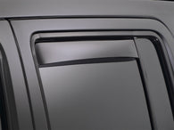 WeatherTech 00-04 Dodge Dakota Quad Cab Rear Side Window Deflectors - Dark Smoke - 83026