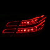 ANZO 2010-2013 Mercedes Benz E Class W212 LED Taillights Red/Clear - 321331