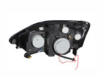 ANZO 2002-2004 Honda Civic Projector Headlights w/ Halo Black - 121057