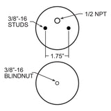 Firestone Ride-Rite Replacement Air Helper Spring 267C 1.5 (W217607882) - 7882