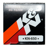 K&N 1.625in OD x 5.05in H Oil Filter - KN-650