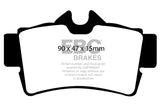 EBC 94-04 Ford Mustang 4.6 Cobra Yellowstuff Rear Brake Pads - DP41156/2R