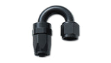 Vibrant -12AN 180 Degree Elbow Hose End Fitting - 21812