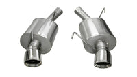 Corsa 05-10 Ford Mustang Shelby GT500 5.4L V8 Polished Sport Axle-Back Exhaust - 14311
