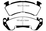 EBC 92-96 Chevrolet Caprice 4.3 Police Ultimax2 Front Brake Pads - UD614