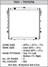 CSF 07-10 Toyota Tundra Radiator - 7031