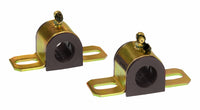 Prothane Universal 90 Deg Greasable Sway Bar Bushings - 1in - Type B Bracket - Black - 19-1209-BL