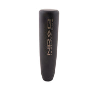 NRG Universal Short Shifter Knob - 5in. Length / Heavy Weight 1.27Lbs. - Black Wrinkle Finish - SK-480BK