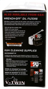 K&N 4in ID / 5.25in OD / 2in H Custom Assembly Filter designed to fit Harley-Davidson Motorcycles - RK-320B