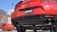 Corsa 16-18 Chevy Camaro SS 6.2L Xtreme+ 2.75in Cat-Back Dual Rear Exit w/ Twin 4in Black PVD Tips - 14770BLK
