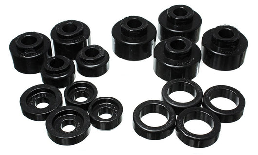 Energy Suspension 99-07 Ford F-250/F-350 SD 2/4WD Crew Cab Body Mount Set - Black - 4.4120G