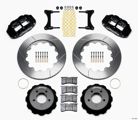 Wilwood Narrow Superlite 6R Front Hat Kit 14.00in 93-96 Mazda RX7 - 140-11964