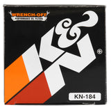 K&N Oil Filter 2.688in Height x 3.031in OD Powersports - Canister - KN-184
