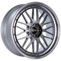 BBS LM 21x9 5x120 ET32 Diamond Black Center Diamond Cut Lip Wheel -82mm PFS/Clip Required - LM260DBPK