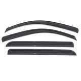 AVS 13-17 Nissan Sentra Ventvisor Outside Mount Window Deflectors 4pc - Smoke - 94248