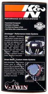 K&N Street Metal Intake System - Hammer Black Large Capacity for Harley Davidson - RK-3946XB