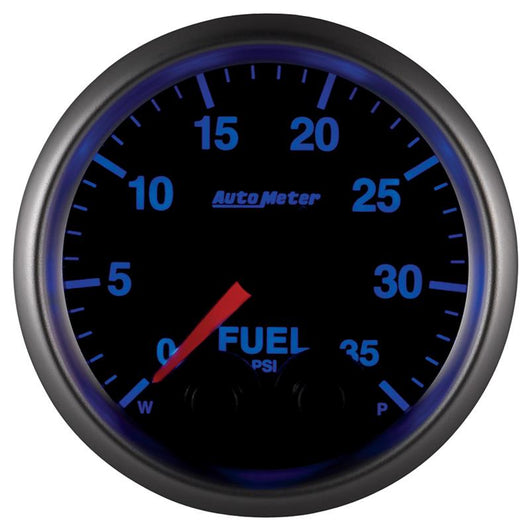 Autometer Elite 2-1/16in 0-35 PSI Fuel Pressure Stepper Motor w/ Peak & Warn - 5661