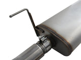 aFe MACHForce XP Exhausts Cat-Back SS 409 EXH  Wrinkle Black CB Ford F-150 11-12 V6-3.5L (tt) - 49-43038-B