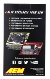 AEM 3.5 inch x 7 inch x 1 inch Dryflow Element Filter Replacement - 21-2147DK