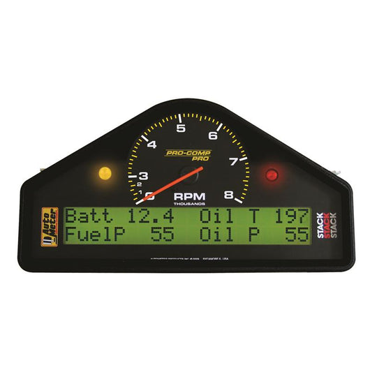 Autometer Pro-Comp Race Dash RPM/Speed/Oil Press & Temp/WaterTemp/Fuel Pressure/Battery Volt Gauge - 6012