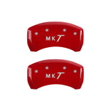 MGP 4 Caliper Covers Engraved Front Lincoln Engraved Rear MKT Yellow finish black ch - 36020SLMTYL