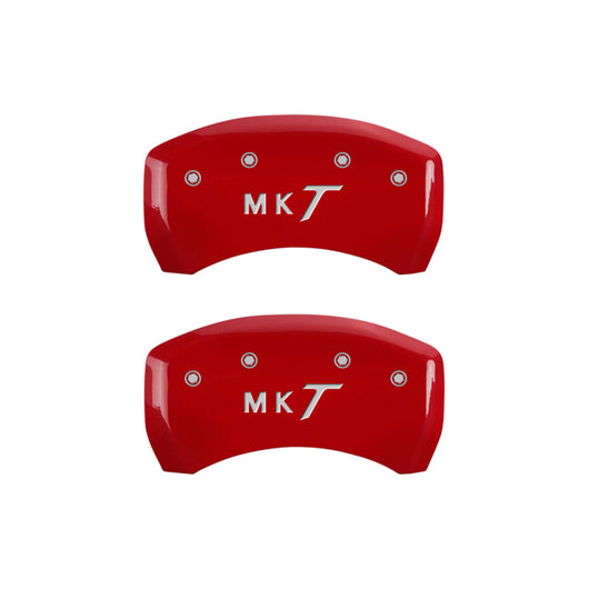 MGP 4 Caliper Covers Engraved Front Lincoln Engraved Rear MKT Yellow finish black ch - 36020SLMTYL