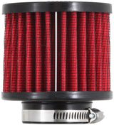 K&N 1.5in Flange ID x 3in OD x 2.5in H Rubber Base Crankcase Vent Filter - 62-1450