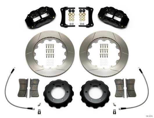 Wilwood Narrow Superlite 6R Front Kit 14in Slotted Rotor w/ Lines 05-15 Toyota Tacoma - 140-14578