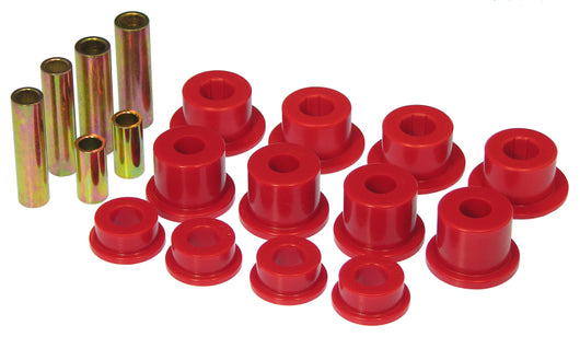 Prothane 92-97 Ford F450 2wd Front Leaf Spring Bushings - Red - 6-1028