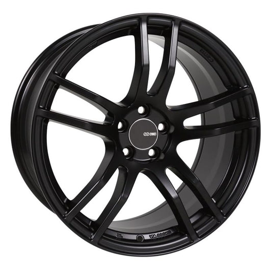 Enkei TX5 17x9 5x100 45mm Offset 72.6mm Bore Black - 491-790-8045BK