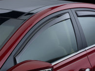 WeatherTech 12+ Kia Rio Front Side Window Deflectors - Dark Smoke - 80700