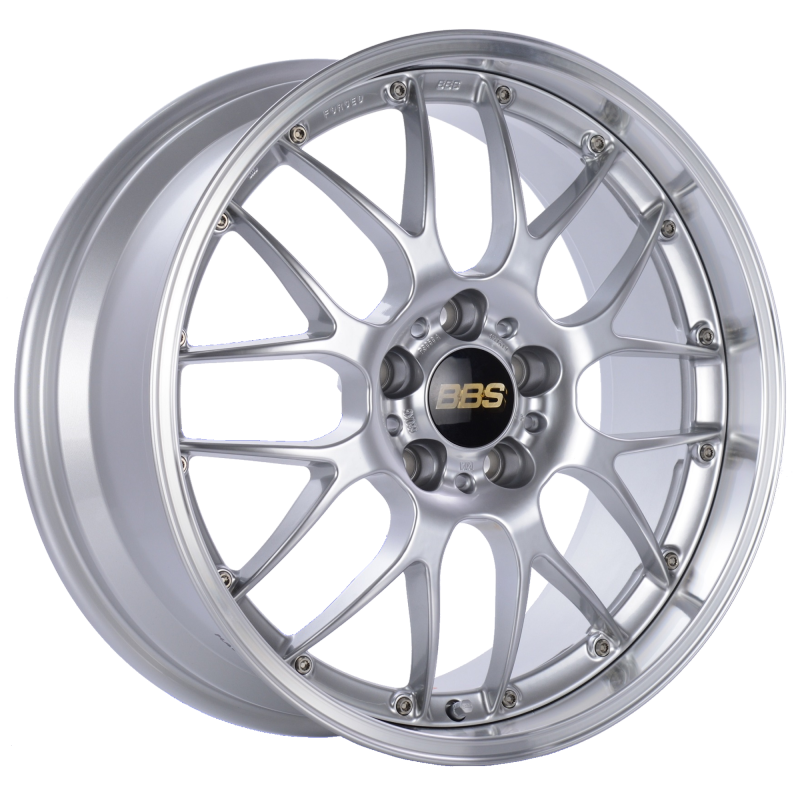 BBS RS-GT 18x9.5 5x130 ET48 CB71.6 Diamond Silver Center Diamond Cut Lip Wheel - RS926HDSPK