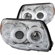 ANZO 2006-2009 Toyota 4Runner Projector Headlights w/ Halo Chrome - 111321