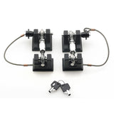 DV8 Offroad 2007-2018 Jeep JK Locking Hood Hold Downs - D-JP-190001-LK