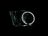 ANZO 2005-2009 Ford Mustang Crystal Headlights w/ Halo Black (CCFL) - 121033