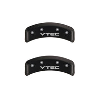 MGP 4 Caliper Covers Engraved Front & Rear Vtech Red finish silver ch - 39002SVTCRD