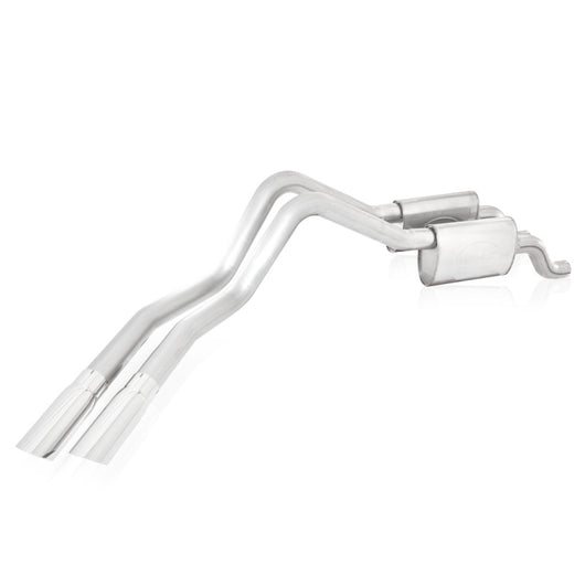 Stainless Works 2010-14 Raptor Exhaust 3in Chambered Mufflers Exits Behind Passenger Rear Tire - FTR10CB
