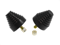 Prothane Universal Bump Stop 2-1/4X2-1/4 Cone w/Stp - Black - 19-1318-BL