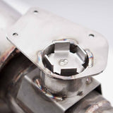 Stainless Works 2016+ Chevy Camaro SS 3in Legend Factory Connect Axle Back w/Valve & 4in Quad Tips - CA16RVMKSFCL