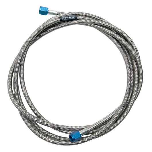 Russell Performance -3 AN x 1/8in NPT 12in Pre-Made Nitrous and Fuel Line - 658050