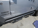 RBP RX-7 Step Bars 07-17 Jeep Wrangler JK (4-Door) - Black - RBP-509B-RX7