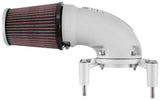 K&N 08-17 Harley Davidson Touring Models Performance Air Intake System Silver - 57-1134S