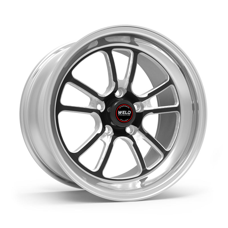 Weld S70 18x9 / 5x4.75 BP / 5.7in. BS Black Wheel (Medium Pad) - Non-Beadlock - 70MB8090B57A