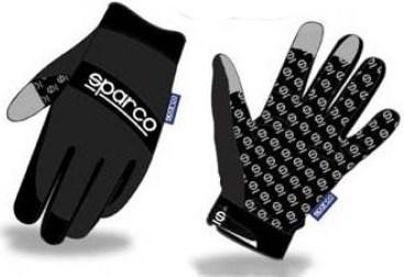 Sparco Gloves Meca 3 Xx Large Black - SP2105XXLNR