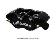 Wilwood Caliper-Forged DynaliteI-Black 1.38in Pistons .81in Disc - 120-13839-BK