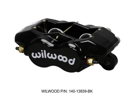 Wilwood Caliper-Forged DynaliteI-Black 1.38in Pistons .81in Disc - 120-13839-BK